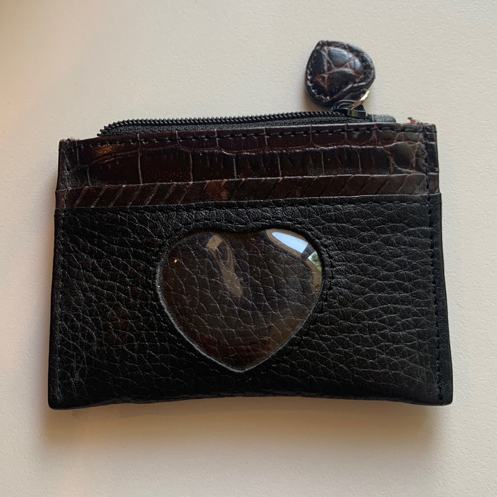 NEW Brighton Small Zip Card Case Wallet